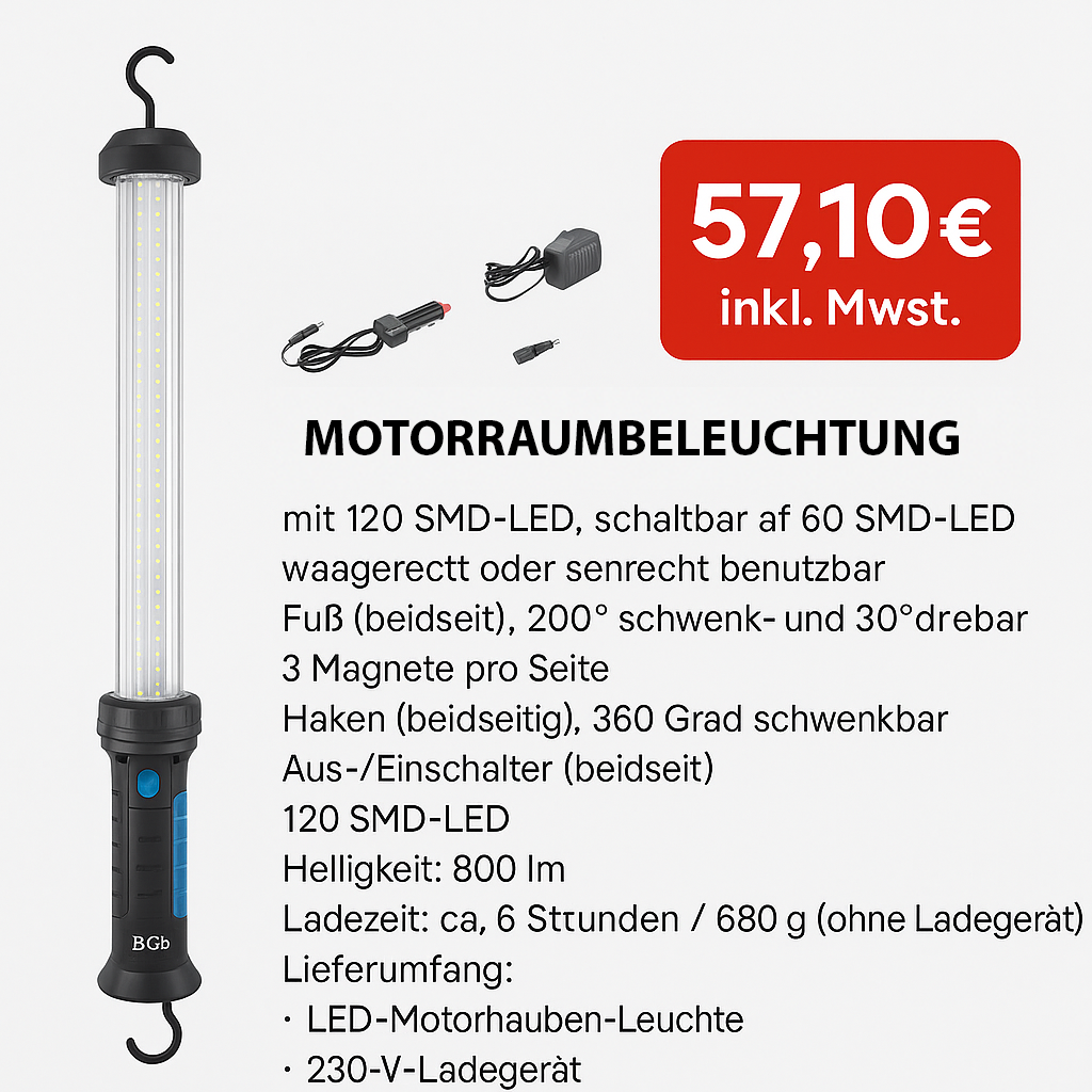 BGS Motorraumbeleuchtung